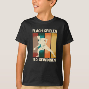 Billard spielen 11:0 Tischtennis Ball Ping Pong T-Shirt