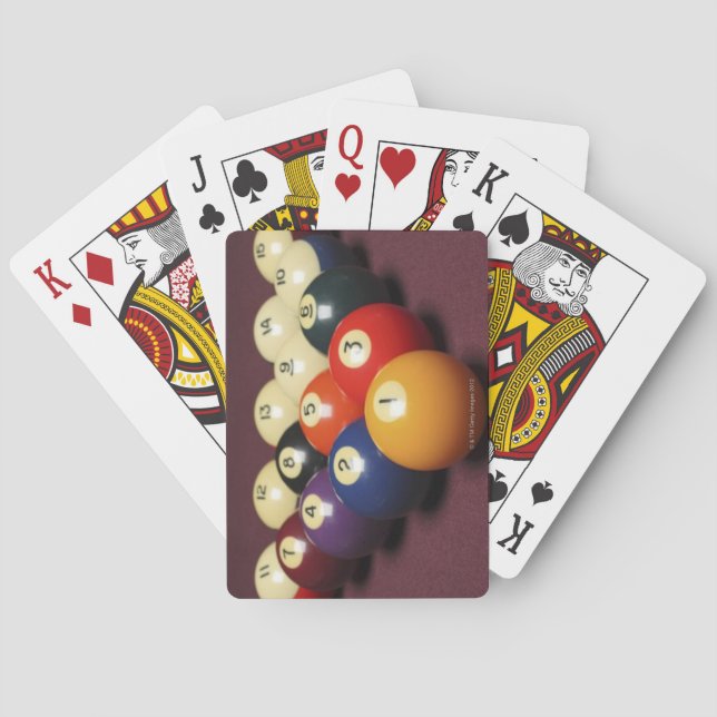 Billard Spielkarten (Rückseite)