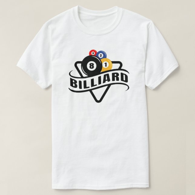 Billard T-Shirt (Design vorne)