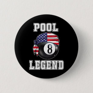 Billard Team 8 Ll Pool Game Player Geschenke für P Button