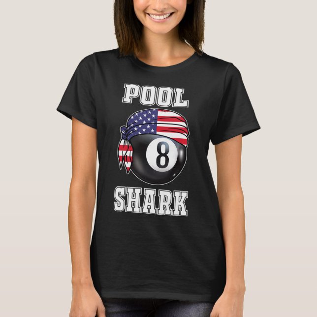 Billard Team 8 Ll Pool Game Player Geschenke für P T-Shirt (Vorderseite)
