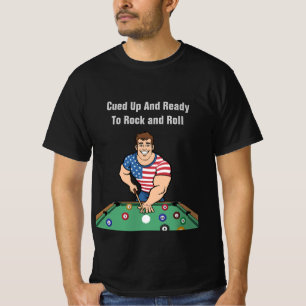 Billard-Themen-Team-League-T-Shirts T-Shirt