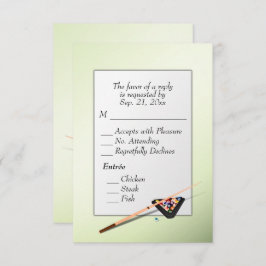 Billard UAWG mit Entree Choice RSVP Karte