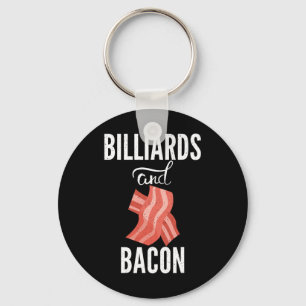 Billard und Bacon Lover Pool Billard Schlüsselanhänger