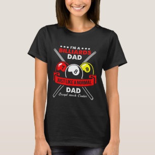 Billard Vater für Vater Daddy Billiard Vater T-Shirt