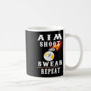 Billard Vintag Retro Pool Kaffeetasse