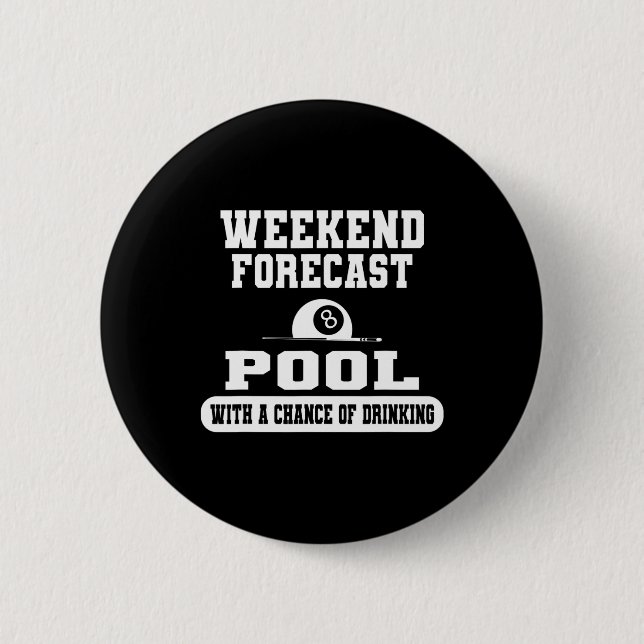 Billard Weekend Forecast Billiard Pool Players F Button (Vorderseite)