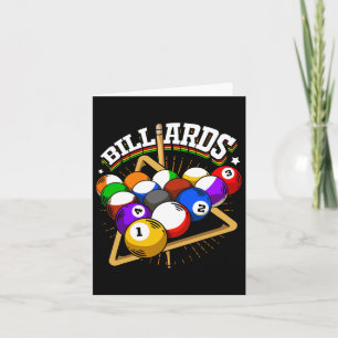 Billarddesign für 8- und Pool-Player Karte