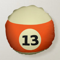 Billardkugel Zahl 13