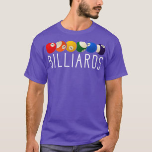 Billardkugeln Poolspieler T-Shirt