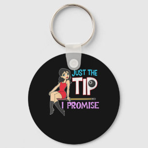 Billardliebhaber  Nur das Tipp-I-Versprechen Schlüsselanhänger