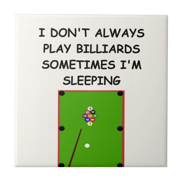 billards fliese (Vorderseite)