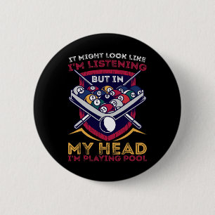 Billards Snooker Pool Game Player Sportwettkampf Button