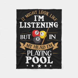 Billards Snooker Pool Game Player Sportwettkampf Fleecedecke