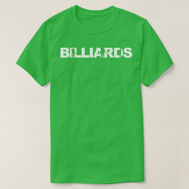 Billards T-Shirt (Design vorne)