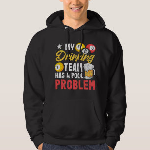 Billardspieler 8Ball mein Trinkteam hat einen Pool Hoodie