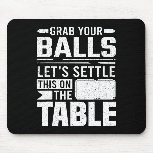 Billardtisch für Billard Billard Billard Billard Mousepad (Vorne)