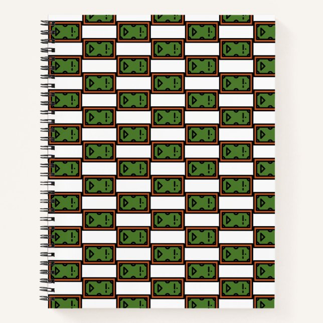 Billardtisch Notizbuch (Vorderseite)