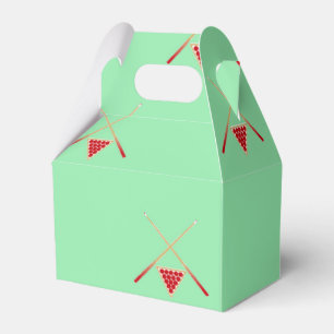 Billardtische auf Grün Geschenkschachtel