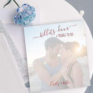 Billets Doux und Dinge zu tun benutzerdefinierten  Notizblock