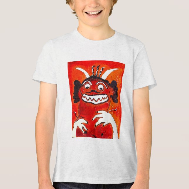 Billi Bosch & Das Monster Tri-Blend Shirt (Vorderseite)