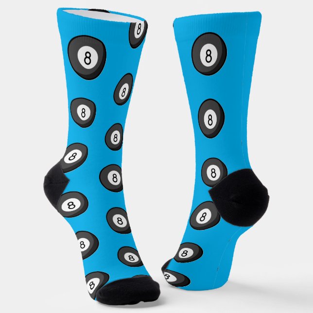Billiard Aight Balls Socken (Gewinkelt)
