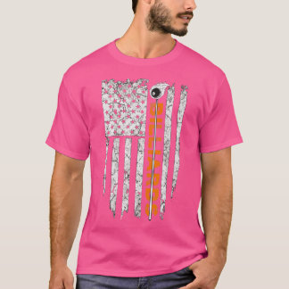 Billiard American Flag Billiard T-Shirt