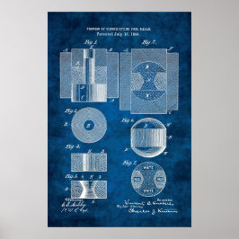 Billiard Ball Patent Art #11 Pool Room Wanddekorat Poster