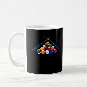 Billiard Balls Cue Pool 8 Ball Player Kaffeetasse