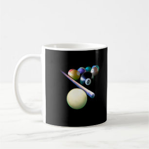 Billiard Balls Cue Snooker Pool Player Kaffeetasse
