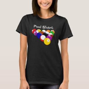 Billiard Balls Design Tee Shirt T - Shirt