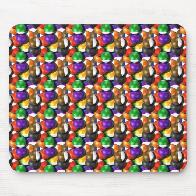Billiard Balls Mousepad (Vorne)