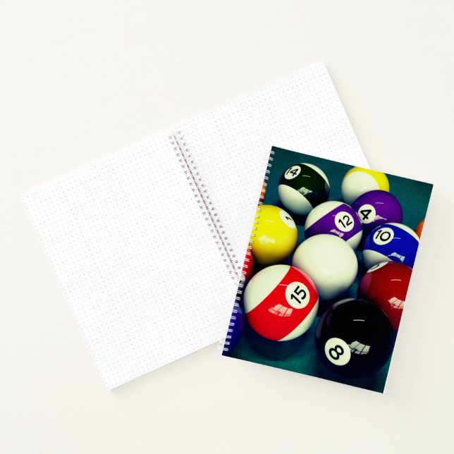 Billiard Balls Notizbuch (Innenseite)