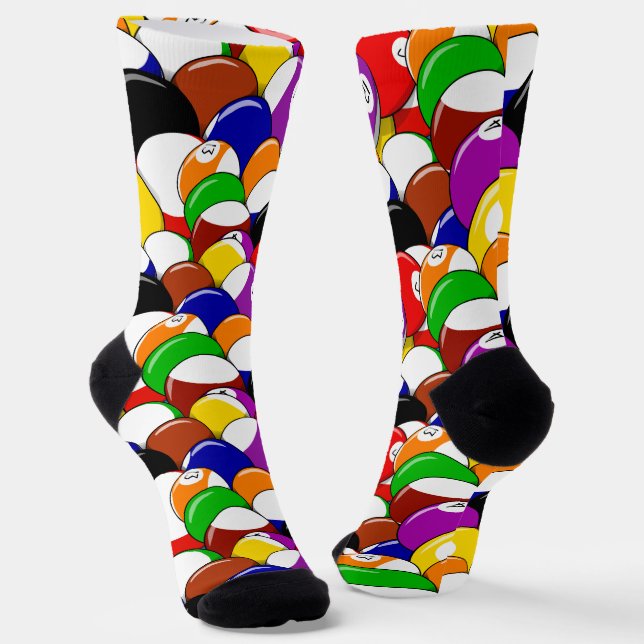 Billiard Balls Socken (Gewinkelt)