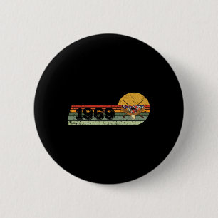 Billiard Billiard-Gamer Vintag 1969 Geburtstagspoo Button