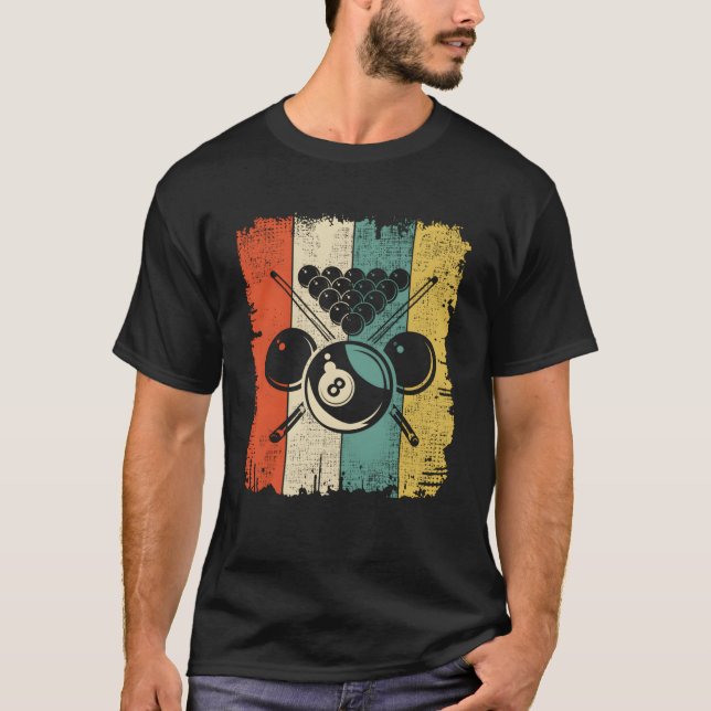 Billiard Billiards Billiards Team T-Shirt (Vorderseite)