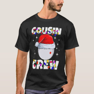 Billiard Cue Ball Play Pool Cousin Crew Weihnachte T-Shirt