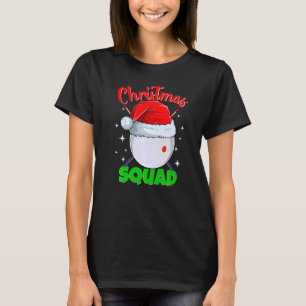 Billiard Cue Ball Weihnachtsviertel Balls Billiard T-Shirt