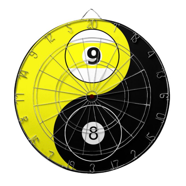 Billiard Design Dartboard Dartscheibe (vorne)