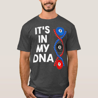 Billiard DNA billiard ball pool snooker billiard T-Shirt