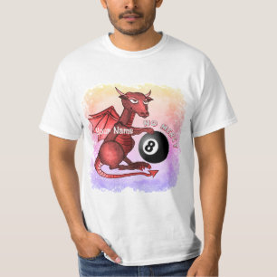 Billiard-Drache T-Shirt