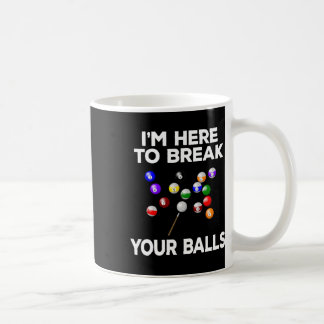 Billiard Funny Pool Player ist hier zum Break Kaffeetasse