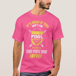Billiard Funny Sport Billiards Player Player Playe T-Shirt