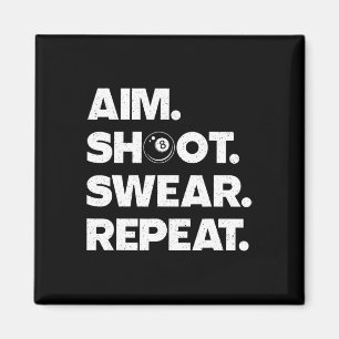 Billiard Kunst für Männer Frauen Billiard Spieler  Magnet