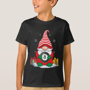 Billiard Ll Weihnachts-Gnome Niedlich Billiard Ll  T-Shirt