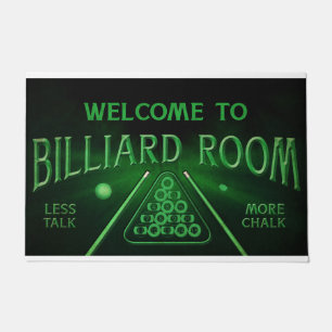 Billiard Lover Mat, Billiard Doormat, Billard Play Fußmatte
