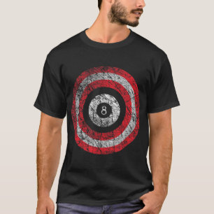 Billiard Patriotic Odd Ball T-Shirt