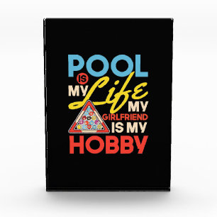 Billiard Player Billard Pool ist mein Leben Fotoblock