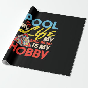 Billiard Player   Billard Pool ist mein Leben Geschenkpapier