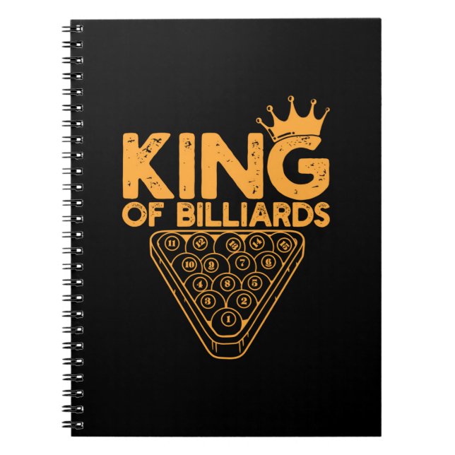 Billiard Player | Billardkönig Notizblock (Vorderseite)